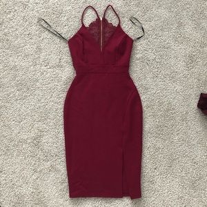 Windsor maroon dress